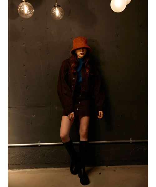 MURUA（ムルーア）の「エンジニアロングブーツ（ブーツ・レディース・アイボリー/ブラック・35/36/37）」の11枚目の写真