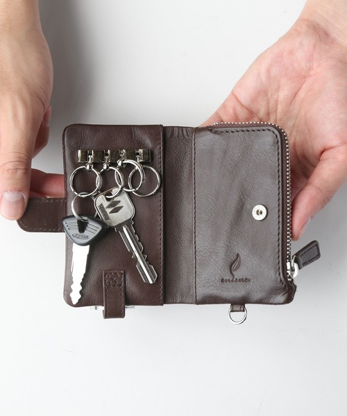 mieno]牛革レザーキーケース（キーケース/キーアクセサリー）｜mieno