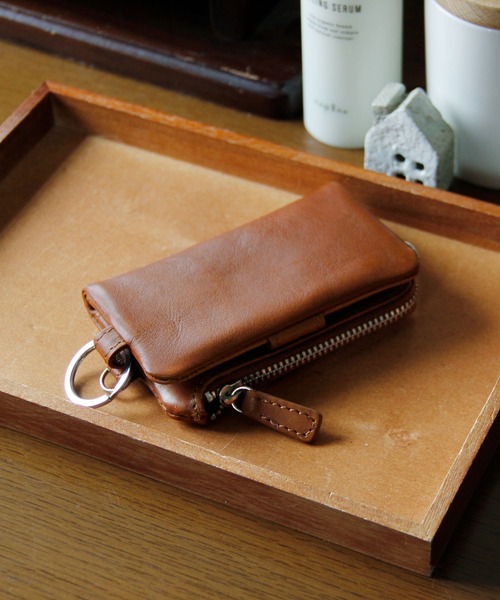 ミーノ mieno [mieno]牛革レザーキーケース （ダークブラウン） - ファッション通販 d fashion [mieno] キーケース 財布 メンズ レディース 本革 マルチケース レザー