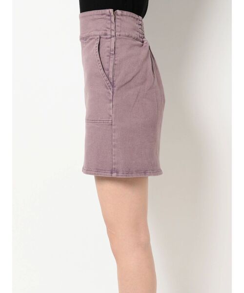 RESEXXY(リゼクシー)の「フロントポケットデニムスカート【セットアップ着用可能】(デニムスカート・レディース・インディゴブルー/パープル/ブラウン・FREE)」の15枚目の写真