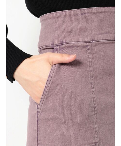 RESEXXY(リゼクシー)の「フロントポケットデニムスカート【セットアップ着用可能】(デニムスカート・レディース・インディゴブルー/パープル/ブラウン・FREE)」の19枚目の写真