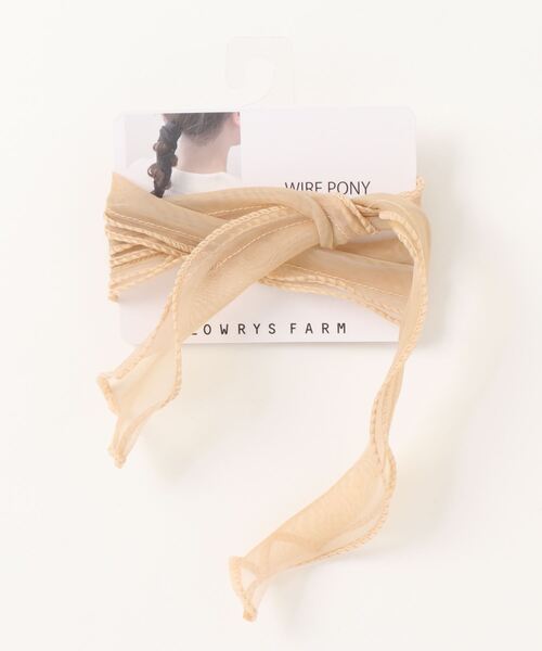 LOWRYS FARM(ローリーズファーム)の「オーガンジーワイヤー 123311(その他ヘアアクセサリー・レディース・ブラック/ブラウン/アイボリー・FREE)」の8枚目の写真