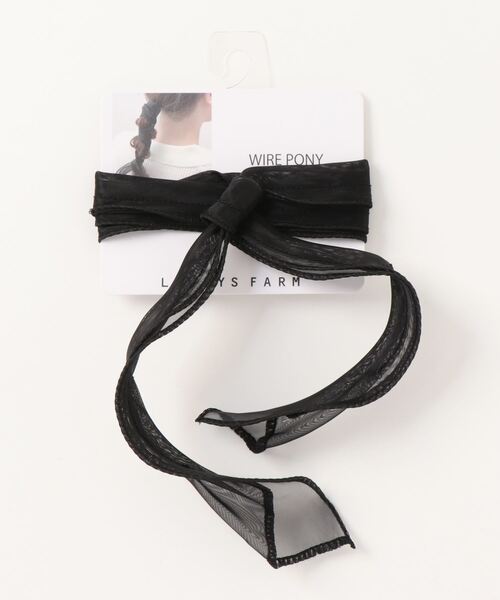 LOWRYS FARM(ローリーズファーム)の「オーガンジーワイヤー 123311(その他ヘアアクセサリー・レディース・ブラック/ブラウン/アイボリー・FREE)」の6枚目の写真