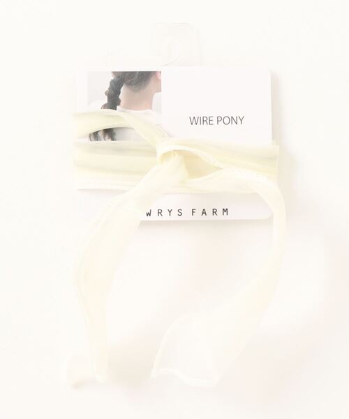 LOWRYS FARM(ローリーズファーム)の「オーガンジーワイヤー 123311(その他ヘアアクセサリー・レディース・ブラック/ブラウン/アイボリー・FREE)」の4枚目の写真