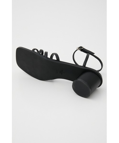 SLY(スライ)の「CROSS THIN STRAP SANDAL クロスシン ストラップ サンダル(サンダル・レディース・ブラック/アイボリー・LARGE/MEDIUM/SMALL)」の20枚目の写真