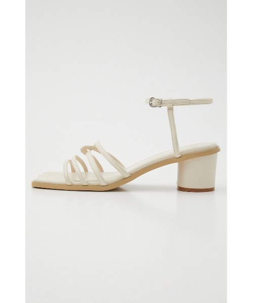 SLY(スライ)の「CROSS THIN STRAP SANDAL クロスシン ストラップ サンダル(サンダル・レディース・ブラック/アイボリー・LARGE/MEDIUM/SMALL)」の3枚目の写真