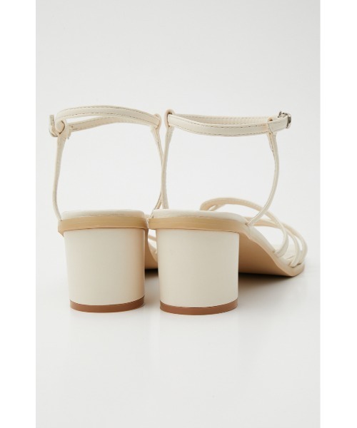 SLY(スライ)の「CROSS THIN STRAP SANDAL クロスシン ストラップ サンダル(サンダル・レディース・ブラック/アイボリー・LARGE/MEDIUM/SMALL)」の6枚目の写真