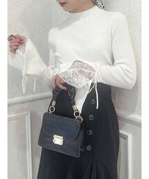 dazzlin | ヘムレースフレアニットトップス(ニット/セーター)