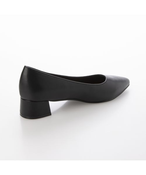 Fin(フィン)の「ポインテッドトゥチャンキーヒールパンプス【低反発スポンジ入り】(パンプス・レディース・ブラック系その他/ブラック/ベージュ/グレー・24cm/23cm/25cm/24.5cm/23.5cm/22.5cm)」の6枚目の写真