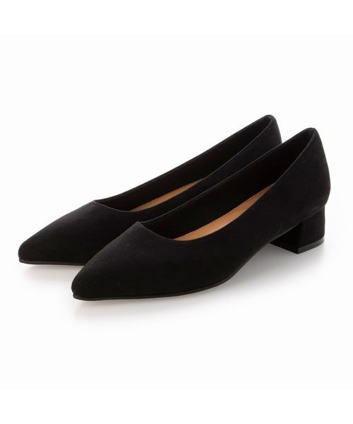 Fin(フィン)の「ポインテッドトゥチャンキーヒールパンプス【低反発スポンジ入り】(パンプス・レディース・ブラック系その他/ブラック/ベージュ/グレー・24cm/23cm/25cm/24.5cm/23.5cm/22.5cm)」の11枚目の写真
