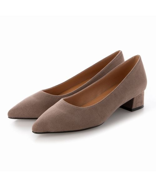 Fin(フィン)の「ポインテッドトゥチャンキーヒールパンプス【低反発スポンジ入り】(パンプス・レディース・ブラック系その他/ブラック/ベージュ/グレー・24cm/23cm/25cm/24.5cm/23.5cm/22.5cm)」の12枚目の写真