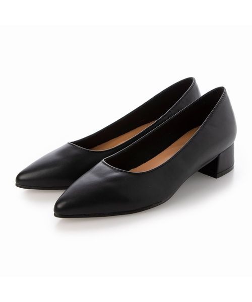 Fin(フィン)の「ポインテッドトゥチャンキーヒールパンプス【低反発スポンジ入り】(パンプス・レディース・ブラック系その他/ブラック/ベージュ/グレー・24cm/23cm/25cm/24.5cm/23.5cm/22.5cm)」の16枚目の写真