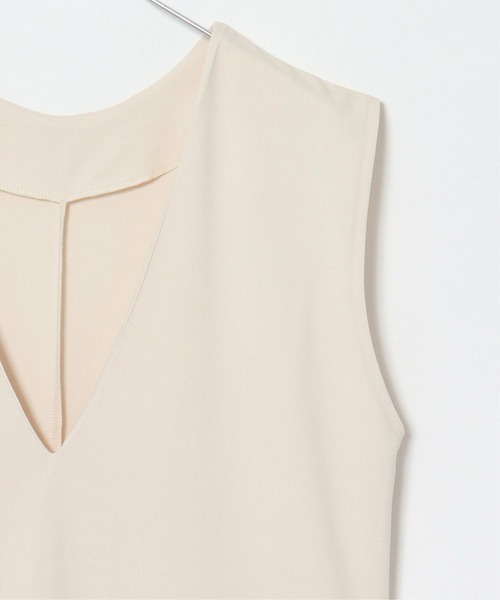 notch.（ノッチ）の「ポンチＶネックワンピース（ワンピース・レディース・ブラック/オフホワイト・TM/M）」の8枚目の写真