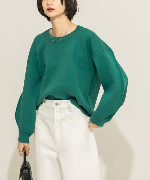 KBF（ケイビーエフ）の「フラットパターンニット（ニット/セーター・レディース・イエロー系その他/グリーン/グレー・ONE）」の18枚目の写真