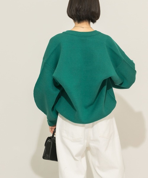 KBF（ケイビーエフ）の「フラットパターンニット（ニット/セーター・レディース・イエロー系その他/グリーン/グレー・ONE）」の10枚目の写真