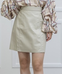 clear | 合皮ミニスカート ≪2022AW新作≫(スカート)