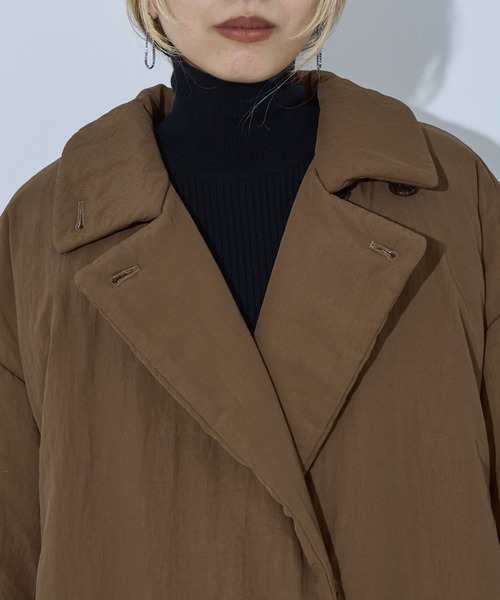 3WAYカラー中綿ロングコート（ダウンジャケット/コート