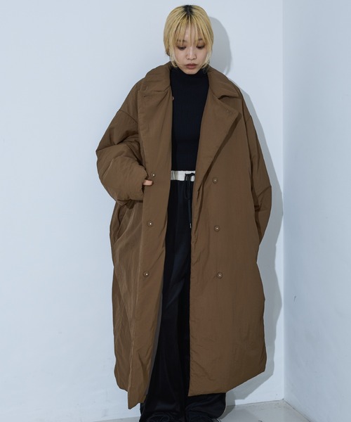 3WAYカラー中綿ロングコート（ダウンジャケット/コート）｜NOMINE