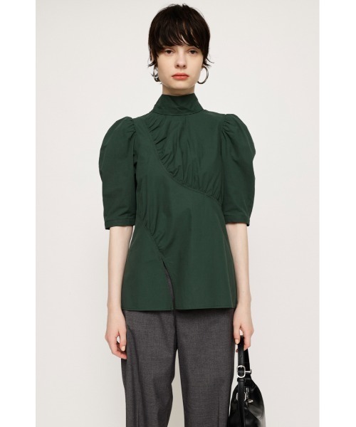 SLY（スライ）の「ASYMMETRY GATHER TIE TOPS アシンメトリー