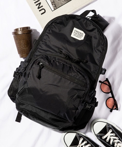 FREDRIK PACKERS（フレドリックパッカーズ）の「【FREDRIK PACKERS】210D DAY PACK TIPI　マザーズリュック（バックパック/リュック・レディース・チャコールグレー/ブラック/カーキ/ブラック系その他2/ブラック系その他3・FREE）」の2枚目の写真
