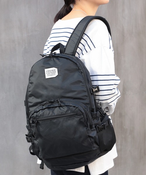 FREDRIK PACKERS（フレドリックパッカーズ）の「【FREDRIK PACKERS】210D DAY PACK TIPI　マザーズリュック（バックパック/リュック・レディース・チャコールグレー/ブラック/カーキ/ブラック系その他2/ブラック系その他3・FREE）」の6枚目の写真