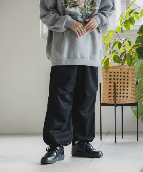 RAGEBLUE（レイジブルー）の「スノールーズワイドパンツ（カーゴパンツ・メンズ・オフホワイト/ライトブラウン/グリーン/ブラック・LARGE/MEDIUM）」の3枚目の写真