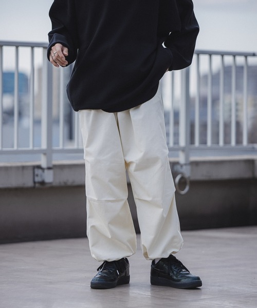 RAGEBLUE（レイジブルー）の「スノールーズワイドパンツ（カーゴパンツ・メンズ・オフホワイト/ライトブラウン/グリーン/ブラック・LARGE/MEDIUM）」の7枚目の写真