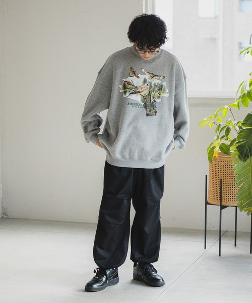 RAGEBLUE（レイジブルー）の「スノールーズワイドパンツ（カーゴパンツ・メンズ・オフホワイト/ライトブラウン/グリーン/ブラック・LARGE/MEDIUM）」の9枚目の写真