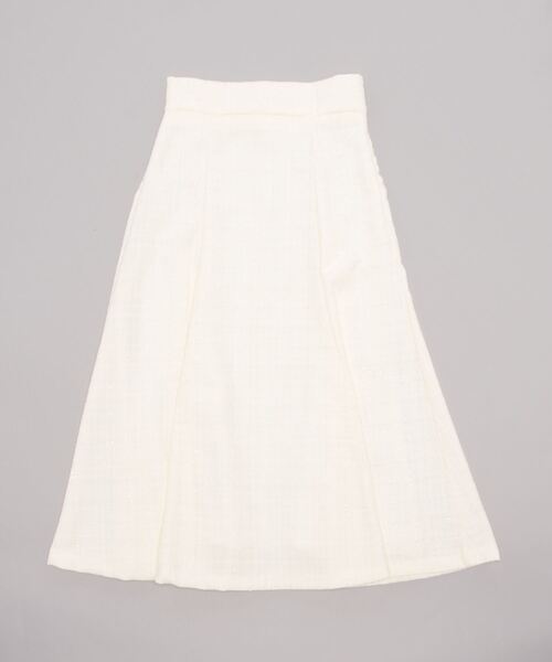 SWINGLE（スウィングル）の「ラメツイードフレアスカート（スカート