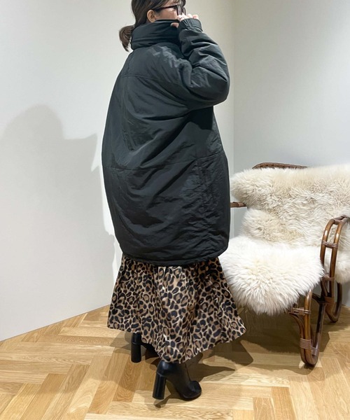 AD1997 90s archive 中綿ウールオーバーコート ダウン 黒 AD1997 90s archive 中綿ウールオーバーコート ダウン 黒