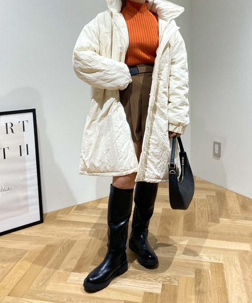 archives（アルシーヴ）の「【Limited item】MONSTER COAT（ダウンジャケット/コート・レディース・アイボリー/ブラック・MEDIUM）」の11枚目の写真
