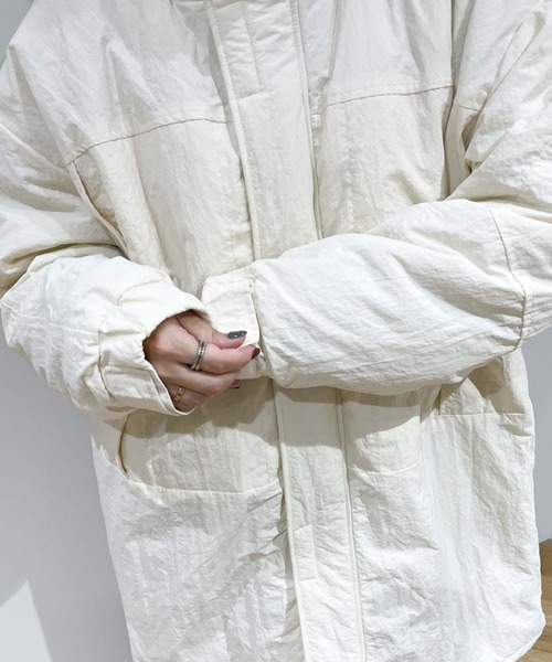 archives（アルシーヴ）の「【Limited item】MONSTER COAT（ダウンジャケット/コート・レディース・アイボリー/ブラック・MEDIUM）」の5枚目の写真