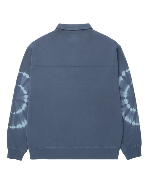 HUF ハーフジップポロシャツ HUF 【並行輸入】ハフ メンズ ハーフジップ スウェット SLATE