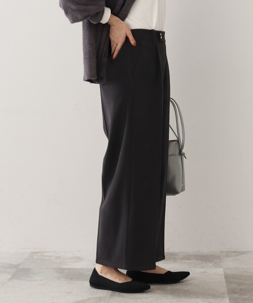 DRESKIP（ドレスキップ）の「◆【きっと虜になる】両面起毛であったか！ 滑らかタッチ ワイドパンツ（その他パンツ・レディース・ダークグリーン/ライトベージュ/サンドベージュ/ブラック・04/03/02）」の21枚目の写真