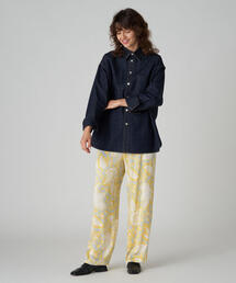 MACPHEE★オーガニックコットンデニム レギュラーカラーシャツ ジャケット MACPHEE（マカフィー）の「オーガニックコットンデニム