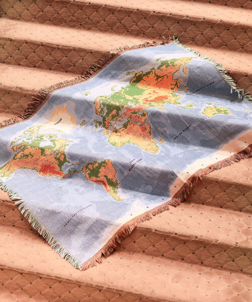 bpr BEAMS（ビーピーアール ビームス ）の「bPr BEAMS / ワールド マップ スローケット（ブランケット・メンズ・その他/その他1・ONE SIZE）」の19枚目の写真