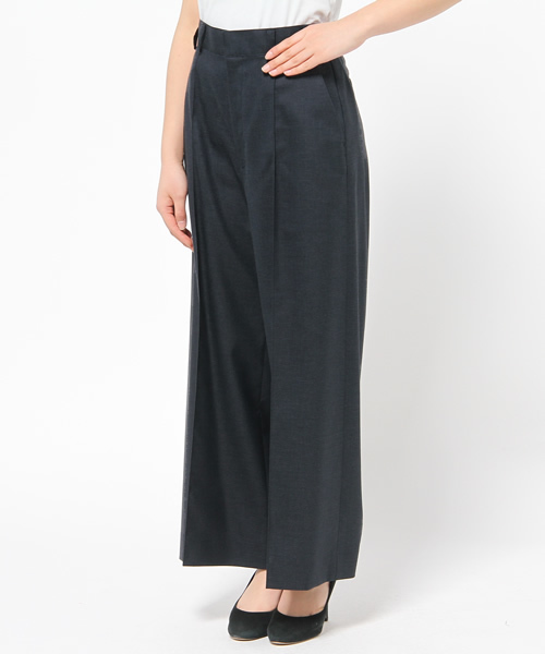 Another Edition（アナザーエディション）の「テンセルレーヨンワイドパンツ/AEBC T/R WIDE PT◆（その他パンツ・レディース・ライトブルー/ブラック/ナチュラル・MEDIUM/SMALL）」の4枚目の写真