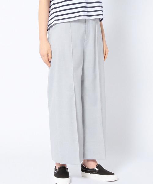 Another Edition（アナザーエディション）の「テンセルレーヨンワイドパンツ/AEBC T/R WIDE PT◆（その他パンツ・レディース・ライトブルー/ブラック/ナチュラル・MEDIUM/SMALL）」の3枚目の写真