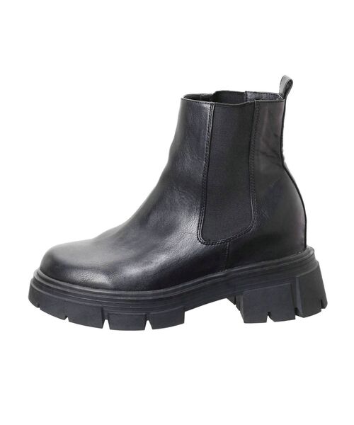 GYDA（ジェイダ）の「トラックソール サイドゴアショートブーツ（ブーツ・レディース・ブラック/その他1・SMALL/MEDIUM/LARGE）」の5枚目の写真