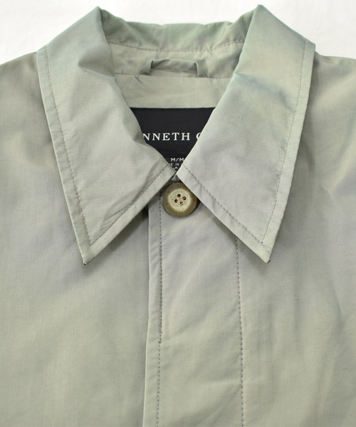 VINTAGE(ヴィンテージ)の「【ヴィンテージ古着】90~00s KENNETH COLE 裏地付き タマムシ ステンカラーコート(ステンカラーコート・メンズ・グリーン・MEDIUM)」の4枚目の写真