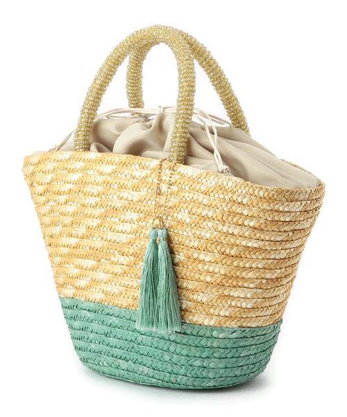 カゴバッグ　the store by c COMMON WARE かごバッグ カゴバッグ KIS Design:Abaca patch
