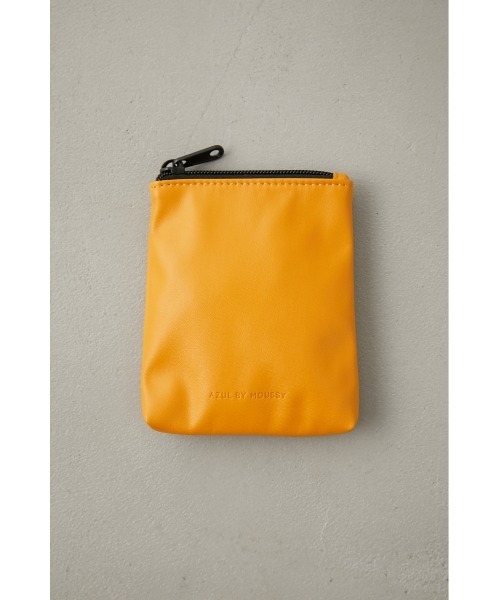 AZUL by moussy（アズールバイマウジー）の「FAUX LEATHER POUCH/フェイクレザーポーチ（ポーチ・レディース・オレンジ/ライトパープル/ブルー/シルバー/ブラック・FREE）」の4枚目の写真