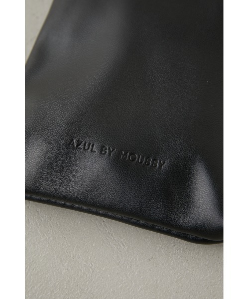 AZUL by moussy（アズールバイマウジー）の「FAUX LEATHER POUCH/フェイクレザーポーチ（ポーチ・レディース・オレンジ/ライトパープル/ブルー/シルバー/ブラック・FREE）」の14枚目の写真