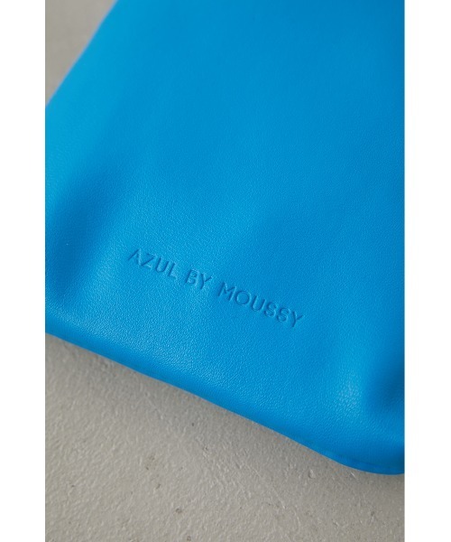 AZUL by moussy（アズールバイマウジー）の「FAUX LEATHER POUCH/フェイクレザーポーチ（ポーチ・レディース・オレンジ/ライトパープル/ブルー/シルバー/ブラック・FREE）」の18枚目の写真