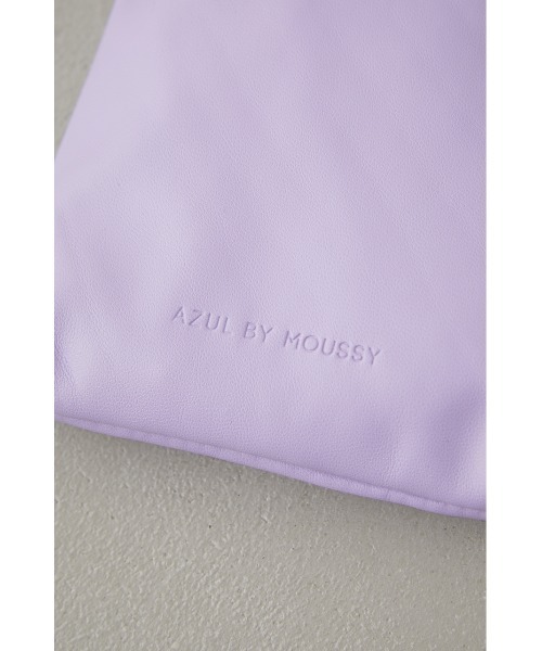 AZUL by moussy（アズールバイマウジー）の「FAUX LEATHER POUCH/フェイクレザーポーチ（ポーチ・レディース・オレンジ/ライトパープル/ブルー/シルバー/ブラック・FREE）」の22枚目の写真