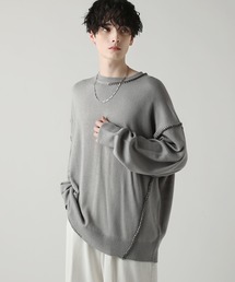 Buyer's Select/ハンドステッチクルーネックニット
