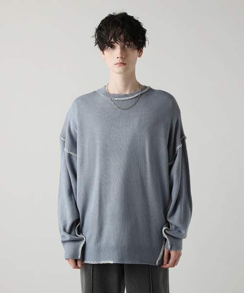 Buyer's Select/ハンドステッチクルーネックニット（ニット