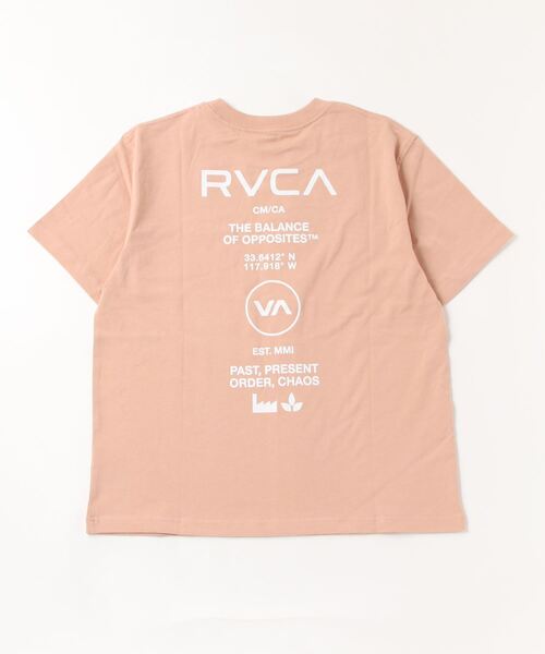 RVCA(ルーカ)の「【ムラサキスポーツ限定】RVCA/ルーカ SOUVENIR SHORT SLEEV BD043-P20(Tシャツ/カットソー・レディース・ピンク/ホワイト×ブラック/ブラック×ブラック・L/M/S)」の7枚目の写真