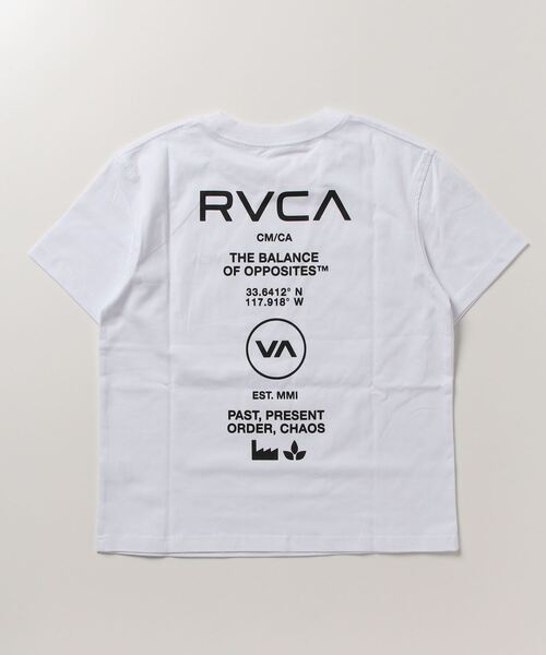 RVCA(ルーカ)の「【ムラサキスポーツ限定】RVCA/ルーカ SOUVENIR SHORT SLEEV BD043-P20(Tシャツ/カットソー・レディース・ピンク/ホワイト×ブラック/ブラック×ブラック・L/M/S)」の8枚目の写真