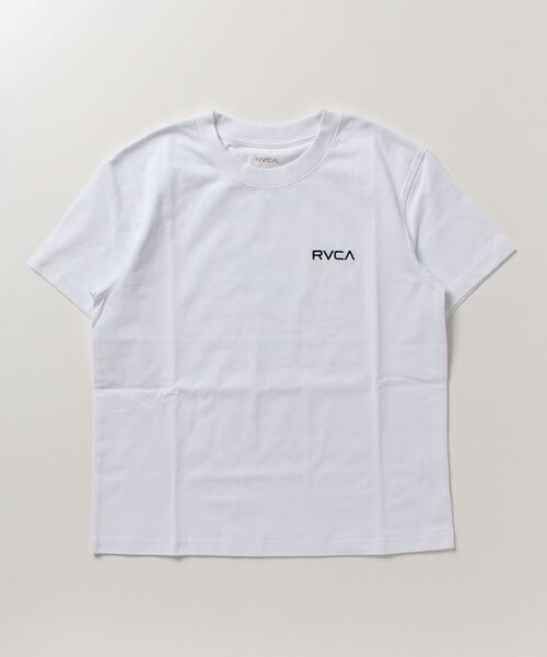 RVCA(ルーカ)の「【ムラサキスポーツ限定】RVCA/ルーカ SOUVENIR SHORT SLEEV BD043-P20(Tシャツ/カットソー・レディース・ピンク/ホワイト×ブラック/ブラック×ブラック・L/M/S)」の6枚目の写真